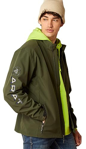 ARIAT Men's Logo 2.0 Softshell Jacket - Duffle Bag, X-Large