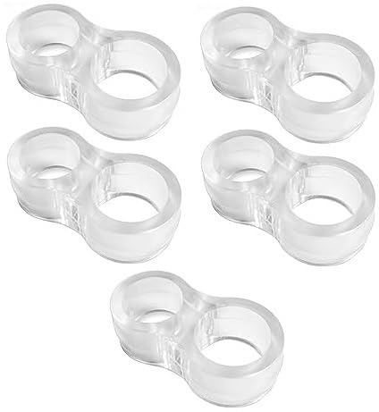 OG-ER Dörrstopp handtag dörrhandtagsbuffert, dörrhandtagsstopp, set om 5, 10-20, dörrhandtagsskydd, dörrstopp, dörrhandtag, transparent dörrhandtagsbuffert, set om 5)