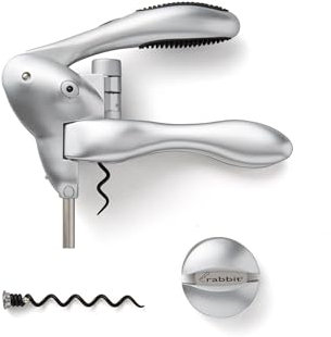 Metrokane Silver Rabbit Corkscrew with Cutter