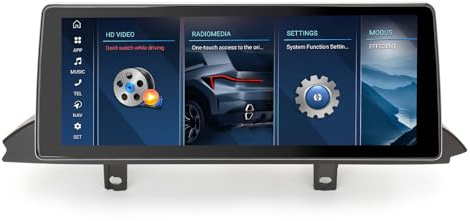 Erisin 10.25 8-Core Android 16 4GB+64GB Radio de Coche Estéreo Navegación de Automóvil para BMW Serie 3 F30 F31 F34 M3 F80 Serie 4 F32 F33 F36 M4 F82 NBT BT 5.1 CarPlay Android Auto Canbus IPS WiFi