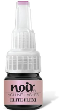 Eyelash Extension Glue Noir Volume Lashes Elite Flexi 5g Strong Professional Semi Permanent Adhesive Best for Russian Volume Lashes Made in the UK