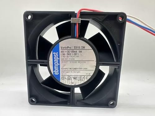 92MM Chassis fan，3318/2H 48V 105mA 5W 92 * 92 * 32MM 3-wire cooling fan