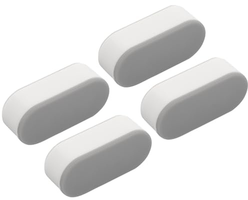 HOMSFOU 4piezas Tope Para Asiento De Inodoro Con Adhesivo Amortiguador Antideslizante Para Reducción De Ruido y Vibraciones Accesorio Para Baño