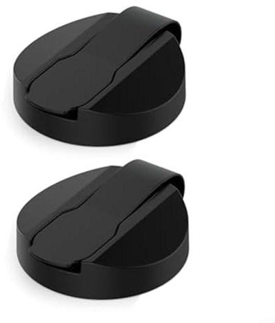 Tapa de repuesto para aderezos de ensaladas, 2 unidades, tapas herméticas de plástico, cierre a prueba de fugas, para botellas de condimentos, 15 x 59 mm