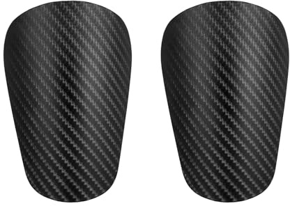 MISIQIMA 2 Pièces Mini Protege Tibia Foot, Petit Protege Tibia Foot, Résistance aux Impacts Protège Tibias Enfant pour Garçons, Filles et Adolescents (S, 8.2 cm × 5.5 cm)