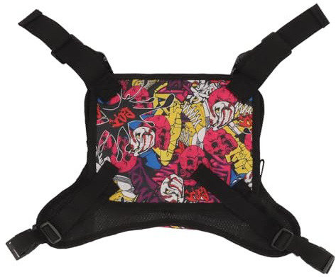 Yechiry Sac de Poitrine de Sport, Sac de Poitrine, de Avant pour Hommes et Femmes avec Toile Légère, Design Ergonomique Multi-Poches, Style coloré pour la Course à Pied, Le Cyclisme, la Randonnée