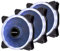 EZDIY-FAB 120mm PWM White LED Ring Fan,White LED PWM Case Fan for PC Case,CPU Cooler and Radiators,4-Pin 3 Pack