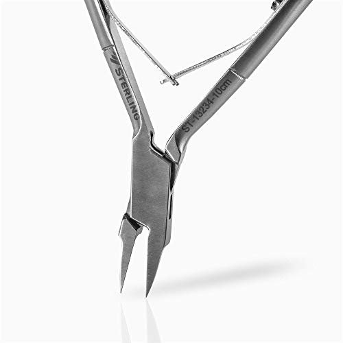 STERLING Nagelzange Podologie Nagelzange Nagelschere für tief Eingewachsene Fußnägel Nagelzangen für Eingewachsene Fußnägel und Fingernäge Nagelknipser fußnägel Nagelknipser für Damen Männer ST-13234