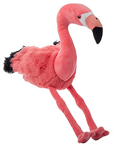 The Petting Zoo Flamingo Stuffed Animal, Gifts for Kids, Wild Onez Zoo Animals, Flamingo Plush Toy 12 inches