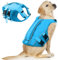 ASENKU Schwimmweste Hund Groß XXL,Verstellbar & Ripstop Hundeschwimmweste,Rettungsweste für Hunde mit Griff und Reflektierend, Hunde Schwimmweste für Chihuahua,Dackel,Französische Bulldogge, Labrador