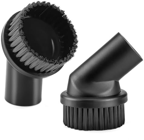 Cepillo Redondo para aspiradora, 2 Pcs Cepillo universal profesional de aspiradora 35 mm, Accesorios De Polvo Boquilla para muebles, Compatible con Philips, AEG, Bosch, Siemens, Panasonic, Samsung