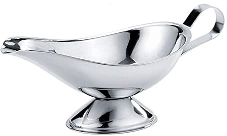 Tazza 2.7Oz/4.7Oz/7.7Oz Server for condimento for insalata in acciaio inossidabile for condimenti for insalata Latte Brodo Salse Creamer Salsa for salse Set di tazze for barca(Medium)