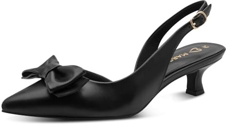 MARCO TOZZI Donna Décolleté Morbido Feel Me Plantare Morbida Fodera Interna Moderno, Nero (Black), 38 EU