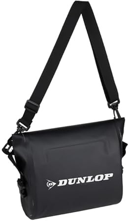 DUNLOP Fahrradtasche mit Schultergurt – wasserdichte Fahrradtasche E-Bike – Einfache Fahrrad Taschen Abnehmbar – Ca. 26 X 9 X 21 cm – Schwarz