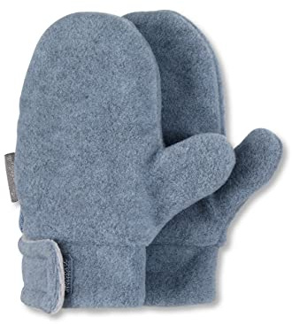 Sterntaler unisex - barn Fäustlinge mit Daumen aus Microfleece, mit Klettverschluss Handske