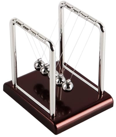 Ieron Balles d'équilibre pour Berceau de Newton Gadget Scientifique et Physique Décoration de Bureau Mouvement cinétique Bureau pour Bureau Maison Éducatif et soulagement du Stress