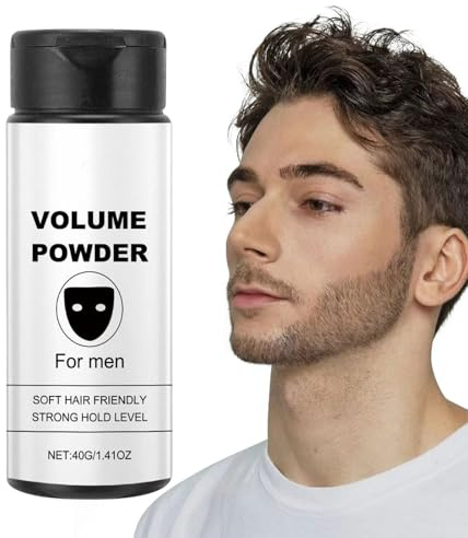 1 piezas Polvo de cabello | Volumen de polvo para hombres | Textura mate duradera | Agrega textura y volumen | Productos de peinado | Fácil de aplicar y llevar | Control de aceite | 40 g