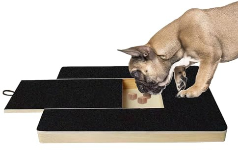 Générique Scratch Pad Chien, Gratte-Ongles pour Chien avec Boîte À Collations,Planche À Gratter pour Ongles De Chiens, Planche À Gratter pour Chiens avec Boîte À Intégrée Lime Ongles