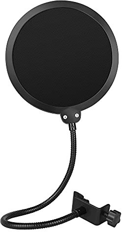 InnoGear Microphone Pop Filter, Enhanced Layers Shield with Flexible Gooseneck Clip Stabilizing Arm