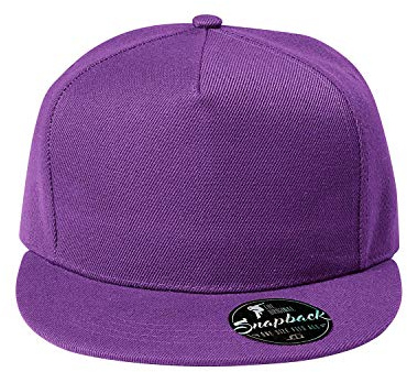 OwnDesigner Baumwolle Baseball Cap, Snapback, Cap, Mütze, Kappe Basecap - Unisex Baseball Kappen, Baseball Mützen für Draussen, Sport oder auf Reisen (Cap5P-9Lila)