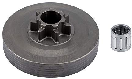 Pignone frizione in acciaio Kit pignone frizione con cuscinetto a rullini per motosega 4500 5200 5800