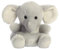 Aurora, 33476, Palm Pals Stomps Elefant, 13cm, Plüschtier, Grau