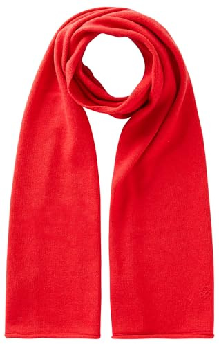 United Colors of Benetton Sciarpa in Maglia 1235du01c écharpe Foulard, Rouge, Taille Unique Femmes