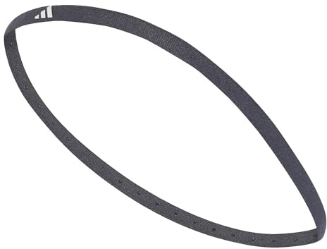 adidas Unisex Hairband 3-Pack, Black/Grey Six/White, M