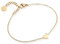 Abbott Lyon Mini Heart Bracelet with Adjustable Chain | 18k Gold Plated Stainless Steel | Luxury Jewellery Gift for Birthday, Anniversary, Christmas, Valentine's Day