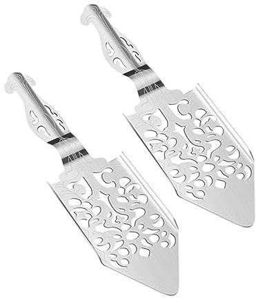 Garneck 2piezas Cucharas De Absenta De Acero Inoxidable Unidades Con Filtro Multifunción Para Diluir Azúcar Utensilios Vintage Para Barras y Uso Doméstico
