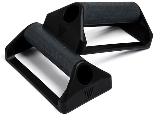 GORNATION Liegestützgriffe, Push Up Bars mit Silikongriff & rutschfester Gummibasis, Leicht & Transportabel, Calisthenics Equipment Zuhause, Handstand Griffe, Home & Outdoor Workouts