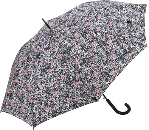 Sportandem Ombrello a bastone, resistente al vento, apertura automatica, 8 pannelli, 105 cm, per adulti, struttura in fibra di vetro e metallo (FLOWFLY)