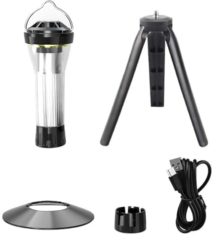Haodream Luz de camping, multifuncional, lámpara romántica, luz atmosférica universal para senderismo, actividad nocturna, tienda de campaña, luz de camping colgante con gancho