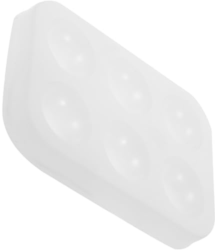 ABOOFAN Vaschetta per Vernice in Silicone 6 Scomparti Riutilizzabile e Facile da Pulire, Piattaforma per Pittura DIY per Studenti d'Arte e Artisti