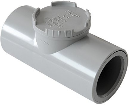 First Plast nrc40g Soupape anti-retour en pVC à scellement, diamètre 40 mm