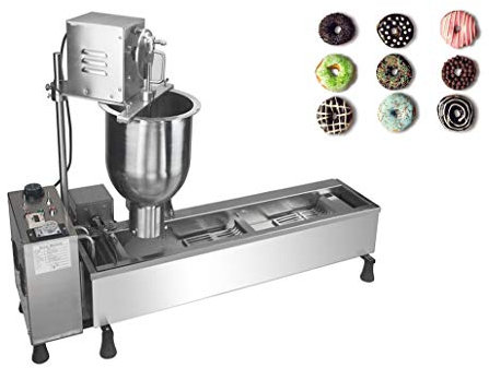 txmachine® Máquinas para hacer donuts Máquina Automática para Hacer Donuts maquina para hacer donas mini (110V/60HZ, Tener 3 moldes)