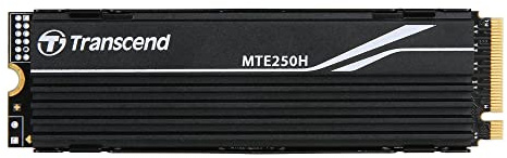 Transcend MTE250H 1TB NVMe PCIe Gen4 x4 SSD, Read/Write up to 7,200/6,200 mb/s design for PS5 with DRAM Cache TS1TMTE250H