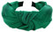 axy Haarreif mit Knoten und Satin bezogen-Vintage-Wunderschön Stirnband Haarschmuck Damen Haarreifen HR35A (Grün)