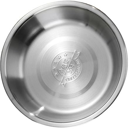 Didiseaon 1 Pz Ciotola Per Zuppa in Acciaio Inossidabile Con Piccolo Cucinando Ciotole Ciotola D' in Acciaio Di Zuppa Da Portata Scodella Silver