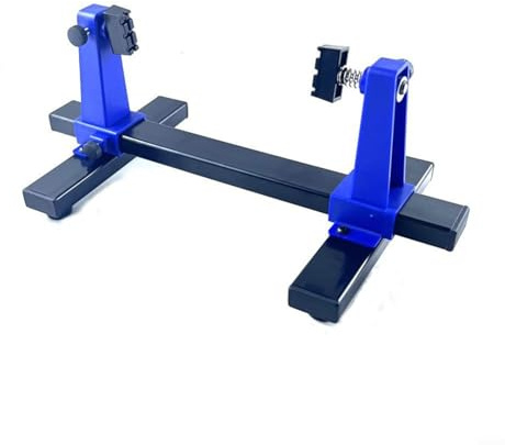 Soporte ajustable para placa de circuito impreso de metal, estación de trabajo, base de rotación de 360 grados con abrazaderas de varios tamaños para herramientas de reparación de soldadura