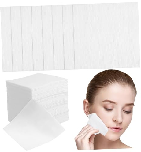 KICHOUSE Make Up Entferner Pads Vliesstoff 400 Stück Atmungsaktive Reinigungstücher Einweg Abschminktücher für Sanfte Hautreinigung Damen Beauty Pflege