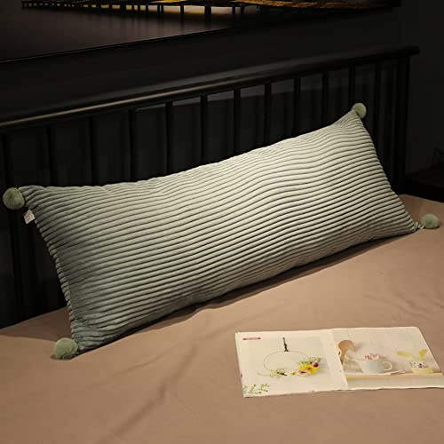 BOMATY Grands Coussins de Lecture en Forme de Coin de Repos, Coussin de Traversin Long pour le Dos, Lavable, Amovible, Coussin de Tête de Lit, Coussin de Repos pour Canapé, Durable, Soutien Lombaire