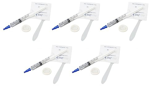Värmeledande Pasta, Värmefett 5 St Stark Vidhäftning Inget Giftigt Säkert Pålitligt för GPU (2,5 ml, 0,11 oz)
