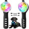 Hundelicht for für Nächtliche Spaziergänge, Tubasion Verbesserte 8 Modi Leuchtanhänger Hund Aufladbar, IP66 Wasserdicht und Silikonband Sicherheitslicht for LED Hundehalsband(1 Stück)