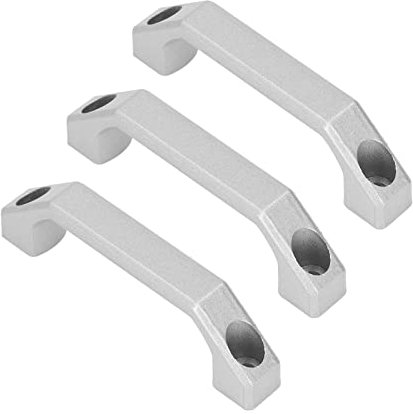 Türgriff aus Aluminiumlegierung, 3 Stück Lochabstand 100 Griff, Türgriff für Werkzeugmaschinenschränke, Handräder