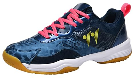 ZHENSI Chaussures De Badminton Légères pour Femmes Baskets De Volley-Ball De Ping-Pong De Tennis Antidérapantes Chaussures D'intérieur