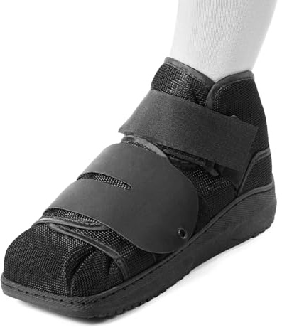 Estinko Closed Post Op Shoe, Post Op Shoes, Fracture Medical Walking Shoes for Men and Women-Post Surgery or Operation Foot Support, Broken Foot or Toe, Squared, L