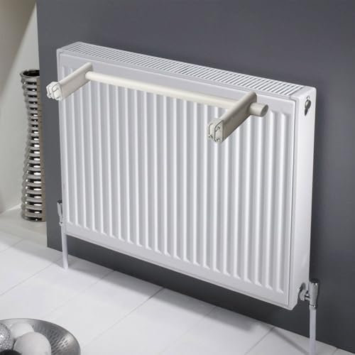 Porta asciugamani da bagno, appendiabiti da appendere, per appendere asciugamani, accappatoi e altri accessori da bagno, per radiatore di riscaldamento da 0,3 m a 2 m