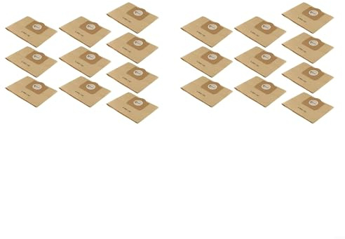 Vilgftyiet Bolsas de filtro de papel para filtración eficiente de polvo para aspiradoras Karcher 6.959-130.0 para aspiradoras WD3 A2201 A2204 2504 2554 2251, 80.3 x 22.2 cm (20)