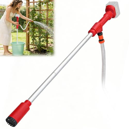 Cordless Stick Water Transfer Pump Compatible with Makita 18V Battery(Battery Not Included), Portable Submersible Pump,35 L/h High Flow,5M Lift,Utility Sump Pump for Garden/Pond/Rain Barrels Draining